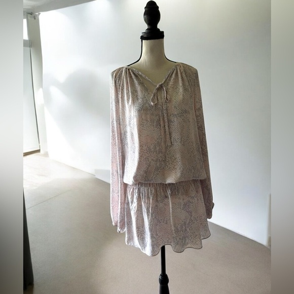 Harper Wren "Kylie" Pink Snake Print Mini Dress – Size‎ XS - Picture 2 of 8